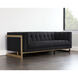 Ekon Abbington Black Sofa